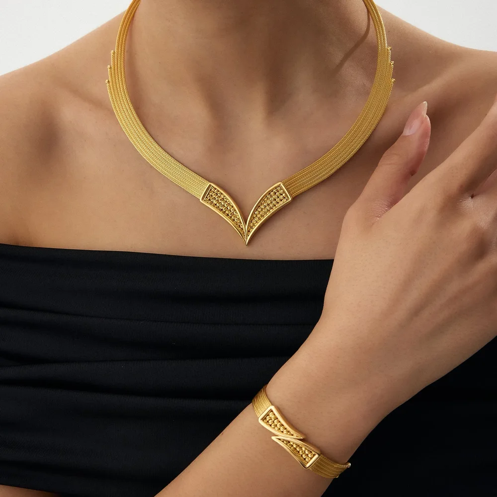 Dulcet Kalze Altın Set - TS00056