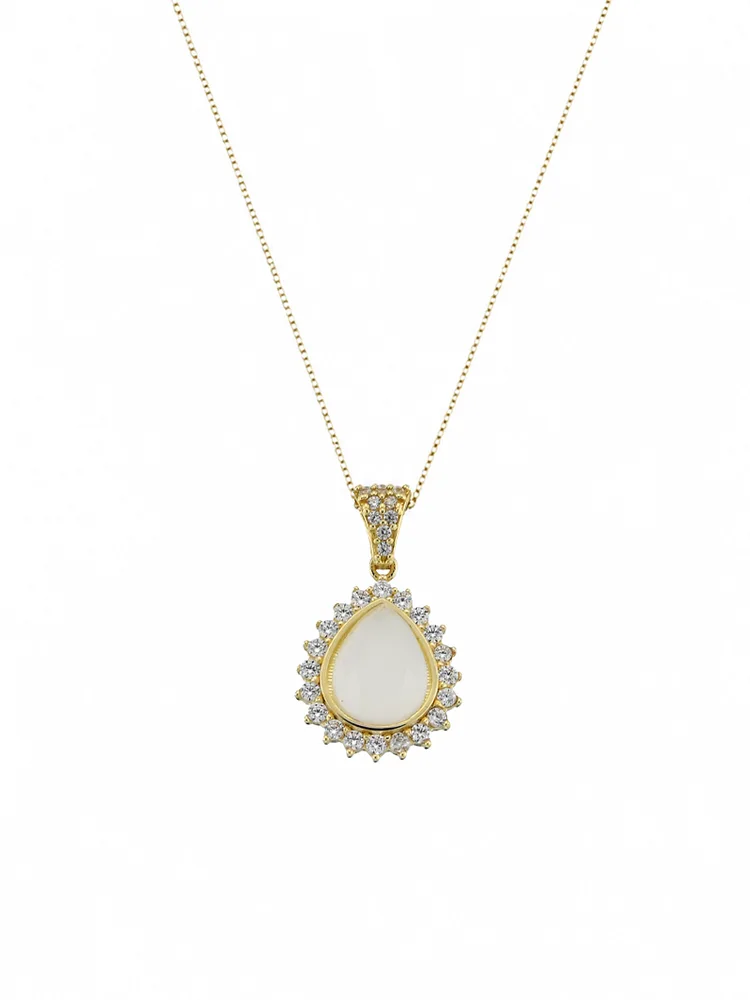 Doğum Taşı Ekim Ayı Opal Kolye