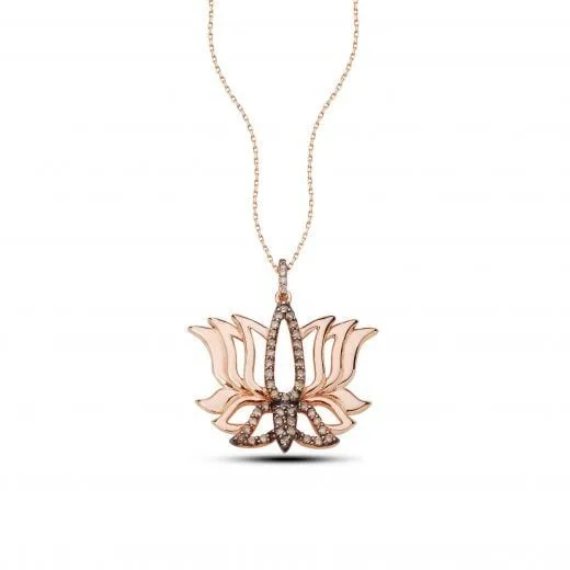 Lotus Çiçeği Kolye